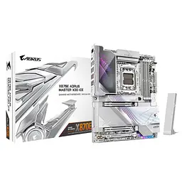 Материнська плата Gigabyte X870E AORUS MASTER X3D ICE (X870E AORUS MASTER X3D ICE) (Socket AM5, AMD X870E, ATX) - мініатюра 5