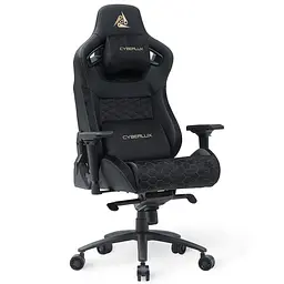 Геймерське крісло Mealux Cyberlux Apollo Black (GM-404 B)  - мініатюра 2