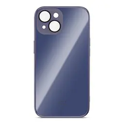 Чехол-накладка для Apple iPhone 15, Replica MagSafe, фиолетовый, противоударный защитный чехол с магнитным кольцом MagSafe, защита всего корпуса, TPU+PC, зеркальный, выступающий бортик вокруг экрана, ArmorStandart (ARM76224)