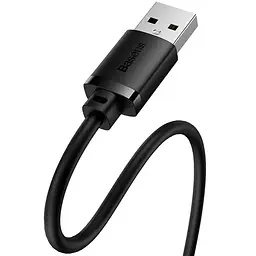 Кабель Baseus AirJoy Series USB3.0 Extension Cable 5m Cluster чорний (B00631103111-05) - мініатюра 2