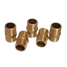 Ніпель Lexline К.0510-В 1/2" ПН довгий посилений латунь 30412 - мініатюра 2