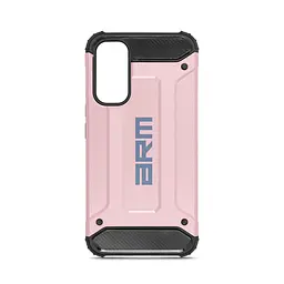 Чехол для Samsung Galaxy A34 5G (A346), Panzer, розовый, противоударный, бронированный, милитари, панель-накладка, защита всего корпуса, защита дисплея и камеры, термополиуретан (TPU) + поликарбонат (PC), ArmorStandart (ARM71465)