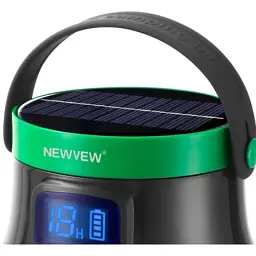 Кемпінговий ліхтар NEWVEW NV-E936 50W із сонячною панеллю, 2600mAh, Green (NWVW-NV-E936-GN) - мініатюра 3