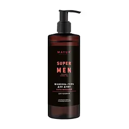 Гель для душа Mayur Super For Men парфюмированный для мужчин 3 в 1 500 мл (4820230954845)
