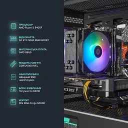 Ігровий комп`ютер ASGARD GAMER RTX 5060 / Ryzen 5 8400F / DDR5 32GB / SSD 1TB (ASG-G-5060-7577) - мініатюра 4