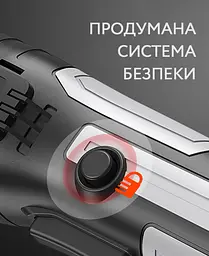 Акумуляторна болгарка 48v 2 АКБ велика, кутова шліфувальна машина з дисками в наборі 4 шт. - мініатюра 16
