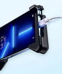 Геймпади для телефону чорні ігрові тригери на смартфоні Gamepad Z11 - мініатюра 3