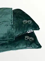 Комплект Ecotton For Pets дорожня подушка для домашніх тварин Atlantic зелений (Pets 3)