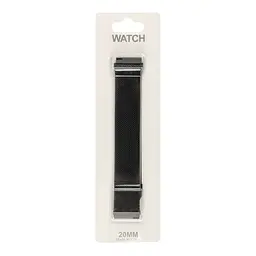 Ремінець Universal Milanese loop 20 mm Samsung/Amazfit/Huawei Black (32371_3342033) - мініатюра 2
