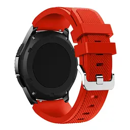 Силіконовий браслет L 22мм Samsung Galaxy Watch 3 45mm - червоний (RED345) - мініатюра 2