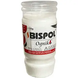 Свічка BISPOL парафінова 2 дні горіння 120г WP2N