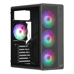Корпус 2E GAMING Credo Plus V510B ARGB без БП Black (2E-V510B) - мініатюра 1