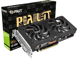Відеокарта GeForce GTX 1660 Super 6GB Palit GP OC (NE6166SS18J9-1160A-1) Б/В