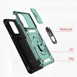 Панель BeCover Military для Samsung Galaxy A13 4G SM-A135 Dark Green (707396) - мініатюра 3