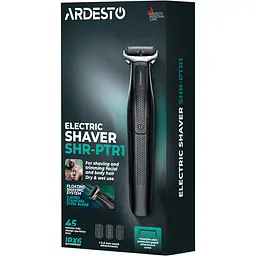 Електробритва Ardesto One blade, Li-Ion, 3 насадки, чорний - мініатюра 8