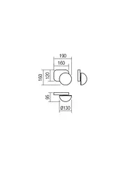 Бра Redo LUMIEN AP 1X10W G9 D190 GOLD/WHITE (5.1.1) 01-2469 - мініатюра 2