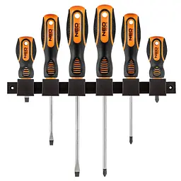 Викрутки SL,PH, сталь CrV, набір 6шт Neo Tools hoz0014079 - мініатюра 2