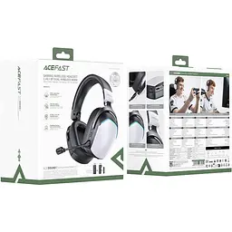 Ігрові навушники Acefast H11 White (6974316285601) [160658] - мініатюра 6