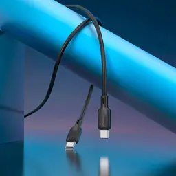 Дата кабель USB-C to USB-C 2.0m 60W Lenny silicone BX113 black BOROFONE (6941991115516) - мініатюра 8