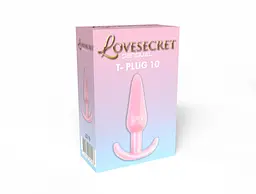 Анальна пробка Lovesecret Sensual T-Plug 10 12.3 см (рожевий) - мініатюра 7