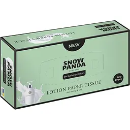 Серветки паперові Сніжна панда Extra Care Lotion з  лосьйоном в асортименті 90 шт. - мініатюра 3
