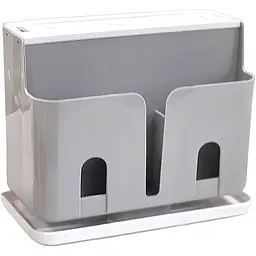 Підставка для кухонного приладдя МВМ My Home KP-55, біло-сіра (KP-55 GRAY/WHITE)