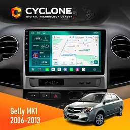 Штатна магнітола Gelly MK1 2006-2013 Cyclone C9-013 4x64 DSP 4G Cyclone (НФ-00007236)