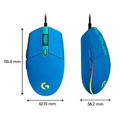 Мишка Logitech G102 Lightsync 910-005801 Blue - мініатюра 6