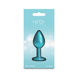 Анальна пробка NS Novelties Rear Assets - Iridescent Teal, S - мініатюра 4