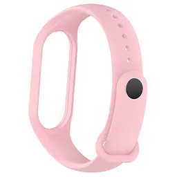 Силіконовий ремінець для фітнес браслетів Xiaomi Mi Band 5/6/7, Silicone, girly pink, зі зручною застібкою, на фітнес трекер та смарт годинник, ArmorStandart (ARM61904) - мініатюра 2