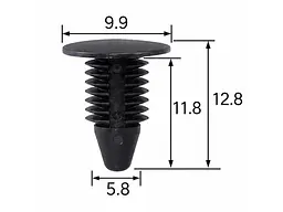 Кліпса Chrysler 4658887 04658887 C 3398 - мініатюра 2