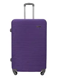 Валіза велика L ABS-пластик Milano bag 004 75,5×50×33,5см 105л Фіолетовий