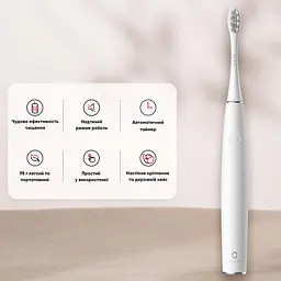 Електрична зубна щітка Oclean Air 2T Electric Toothbrush White - мініатюра 4