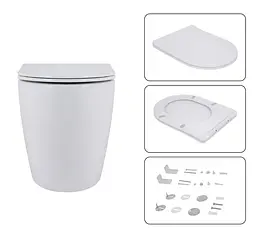 Набір Qtap Nest 4 в 1 підвісний унітаз Robin Ultra Quiet 520x365x365 + комплект інсталяції QT13332381AW47503 - мініатюра 7