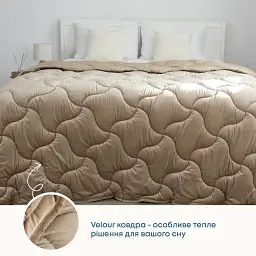 Ковдра ТЕП VELOUR золотисто-бежевий, 200x210 см (1-04872_34482) - мініатюра 2