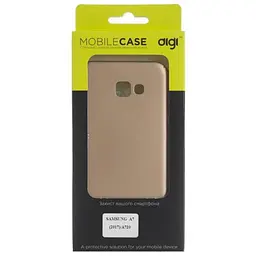 Чохол до мобільного телефона Digi для SAMSUNG A7 (2017)/A720 - Soft touch PC (Gold) (6330590) - мініатюра 3