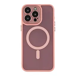 Чохол-накладка Magnetic Matte Camera Lens with Magsafe Apple iPhone 14 Pro Max Pink (35213_3345358)