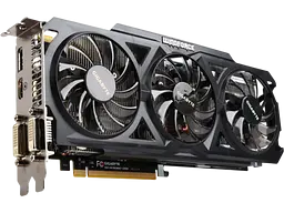 Відеокарта GeForce GTX 760 2GB Gigabyte WindForce OC rev.2.0 (GV-N760OC-2GD) Б/В - мініатюра 2