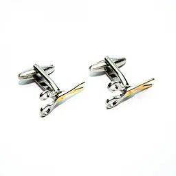 Запонки Ножиці Handmade acs0005770 - мініатюра 3