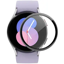Полімерна плівка 3D (full glue) (тех.пак) для Samsung Galaxy Watch 5 40mm Чорний