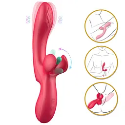 Вібратор Erospace Sweet Play G-Spot & Clitoral Flapping Vibrator A16 - мініатюра 6
