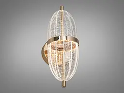 Настінне бра LED Diasha B1759 золото 6 Вт овальна форма - мініатюра 3