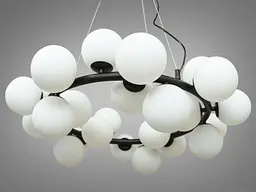 Люстра в стилі модерн Diasha HXD8073/25BK - мініатюра 2