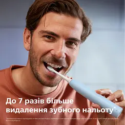 Електрична зубна щітка Philips Sonicare HX7106/01 серії 5300 біло-блакитна - мініатюра 4