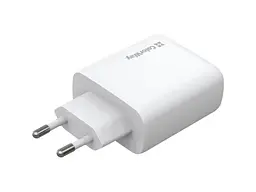 Мережевий зарядний пристрій ColorWay GaN Mini 50 W White (CW-CHS050PD-WT) - мініатюра 2