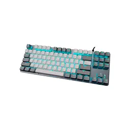 Клавіатура Aula F3287 Keycap KRGD Blue USB UA Grey/White (6948391240954) - мініатюра 2