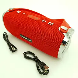 Бездротова акумуляторна колонка Bluetooth акустика FM MP3 AUX USB Hopestar H24 червоний