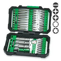 Комплект біт та головок для шуруповерта 1/4" 40од. Toptul hoz0007987
