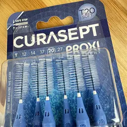 Міжзубний йоржик Curasept Proxi T20soft, ISO6 (2,0 мм, синій), 6 шт - мініатюра 2