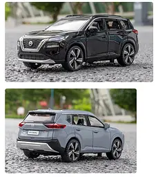 Колекційна металева модель кросовера АвтоЕксперт Nissan X-Trail з інерцією, світлом та звуком 1:32 - мініатюра 6